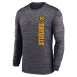 Steelers Men's Nike Velocity Long Sleeve T-Shirt