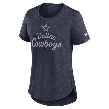 Cowboys 2025 Women's Nike Triblend Fashion Top T-Shirt