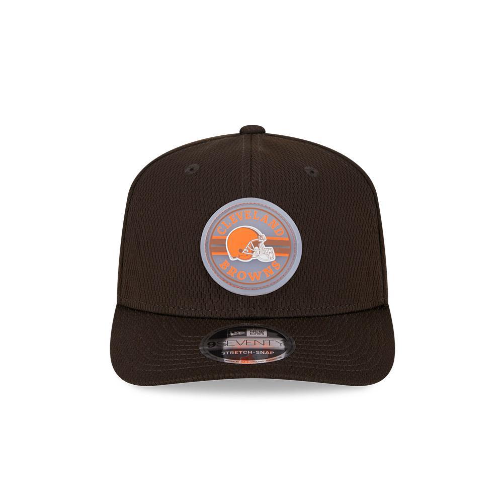 Browns Men's New Era 9SEVENTY Stretch Snap Patched Hat