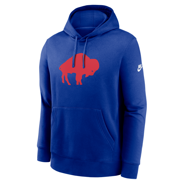 Bills 2024 Nike Men's Rewind Club Logo Sweatshirt