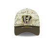 Bengals 2025 New Era Men's 39THIRTY Salute to Service Hat
