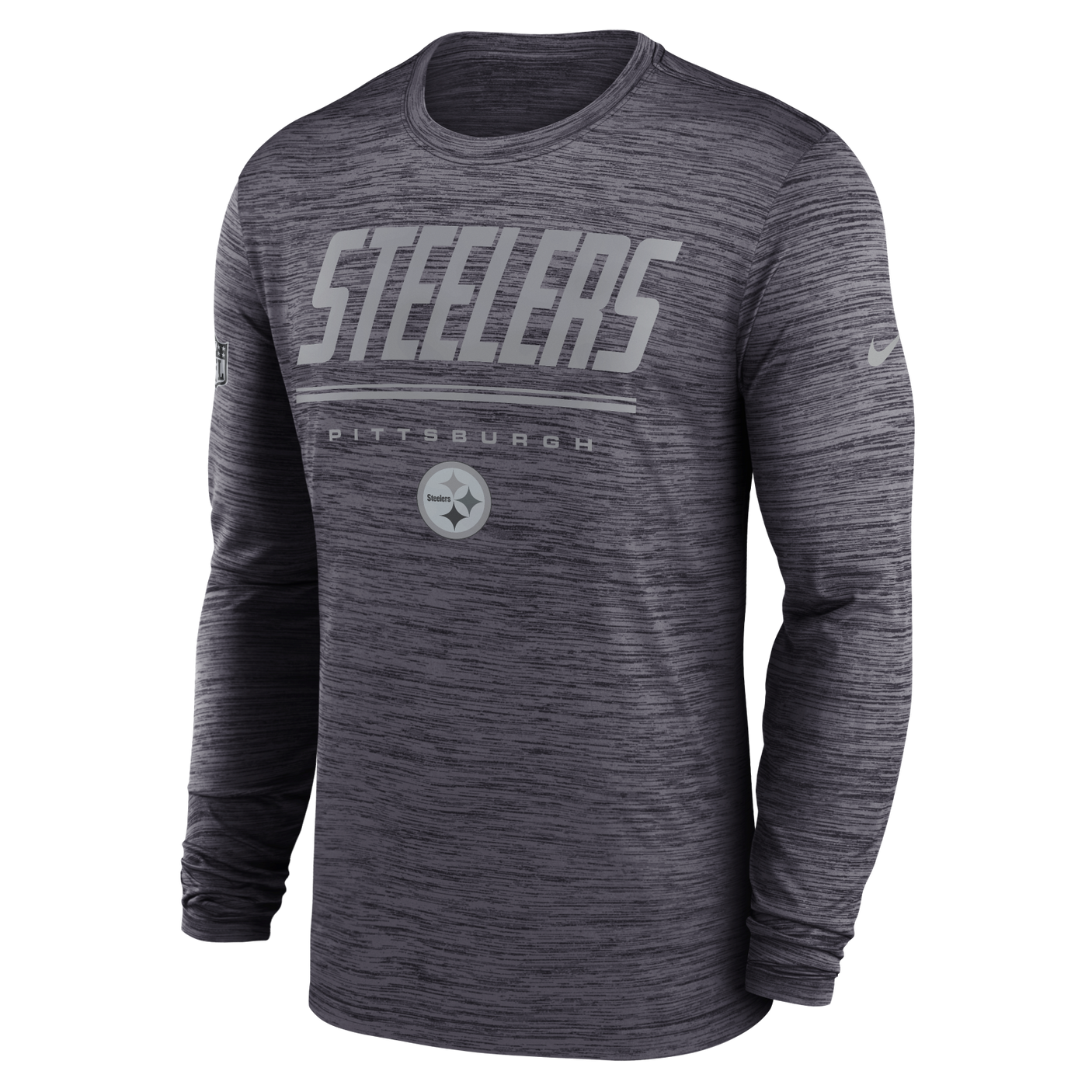 Steelers 2026 Nike Men's Team Issue Velocity Long Sleeve T-Shirt (10301150134548)