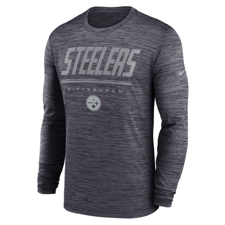Steelers 2026 Nike Men's Team Issue Velocity Long Sleeve T-Shirt Pro Football Hall of Fame
