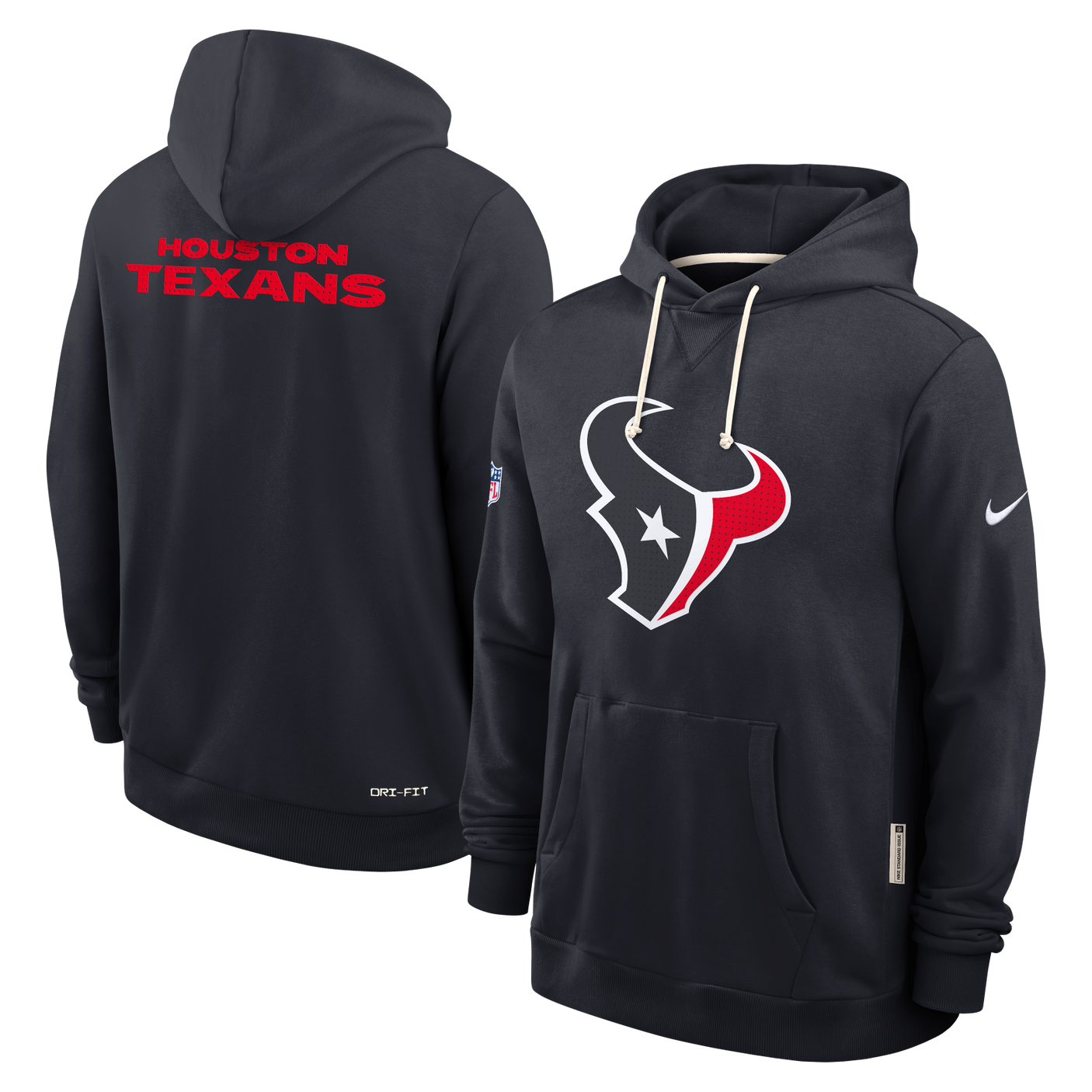Texans 2025 Nike Men's Sideline DRI-Fit Hoodie