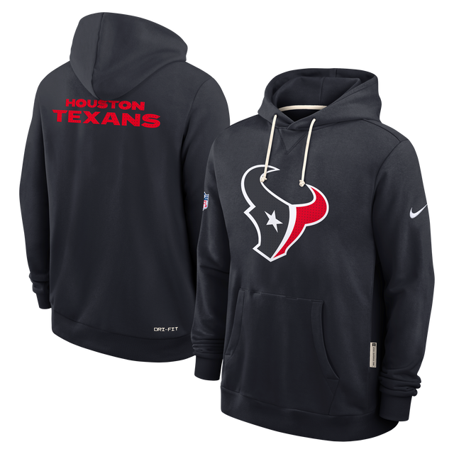 Texans 2025 Nike Men's Sideline DRI-Fit Hoodie