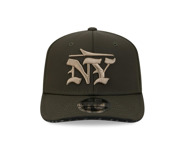 Jets 2026 New Era Men's 9SEVENTY Stretch Snap Rivalry Hat Pro Football Hall of Fame