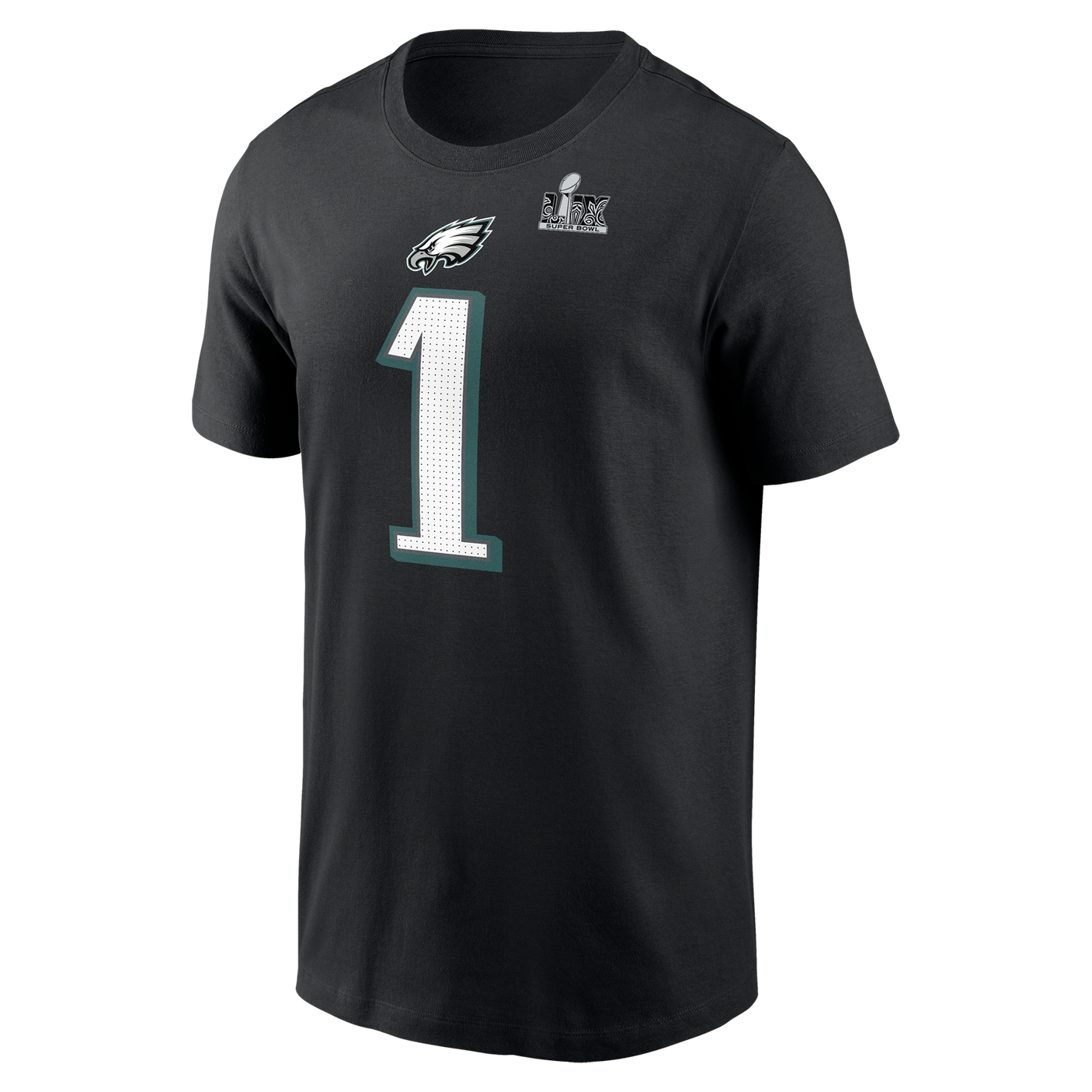 Eagles Jalen Hurts Super Bowl LIX (59) Name and Number T-Shirt