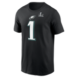 Eagles Jalen Hurts Super Bowl LIX (59) Name and Number T-Shirt