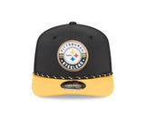Steelers 2026 New Era Men's 9SEVENTY Stretch Snap Two-Tone Hat Pro Football Hall of Fame
