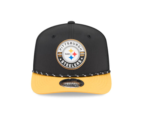 Steelers 2026 New Era Men's 9SEVENTY Stretch Snap Two-Tone Hat Pro Football Hall of Fame