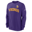 Vikings 2024 Nike Men's Club Crewneck