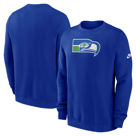 Seahawks 2025 Nike Men's Rewind Club Crewneck