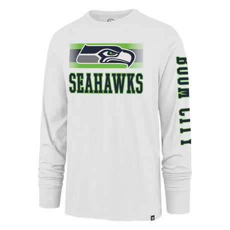 Seahawks '47 Brand Long Sleeve Power Rush T-Shirt