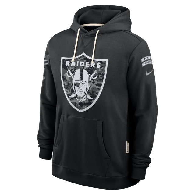 Raiders 2026 Nike Men's Salute to Service Hoodie Pro Football Hall of Fame