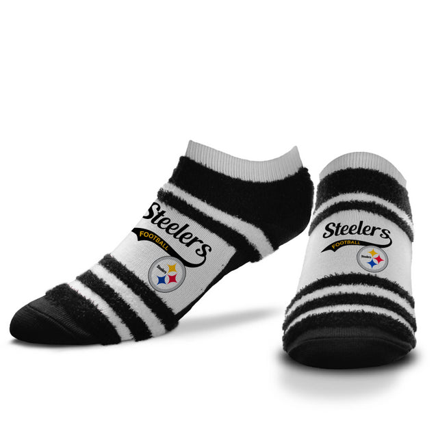 Steelers For Bare Feet Women's Block Stripe Socks