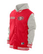 49ers 2026 New Era Men's Snap Front Jacket Pro Football Hall of Fame
