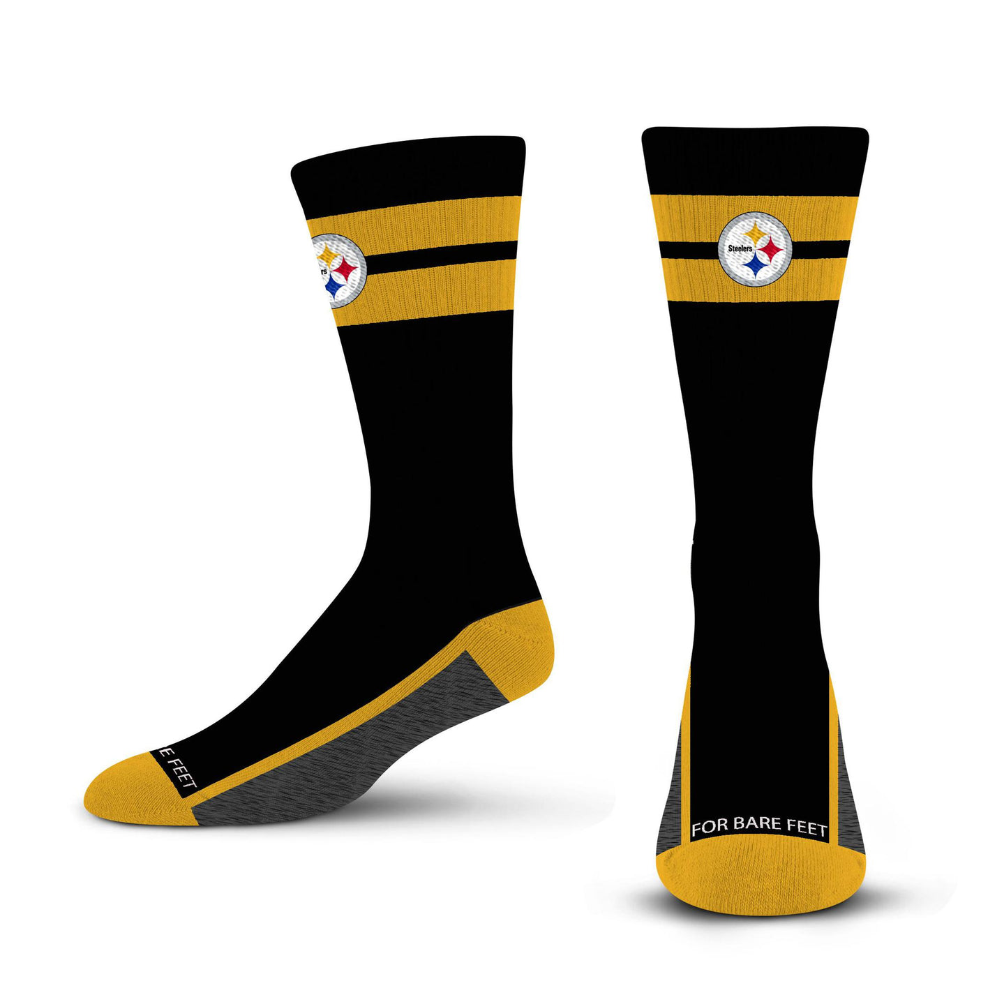 Steelers Men's Double Tube Stripe Socks