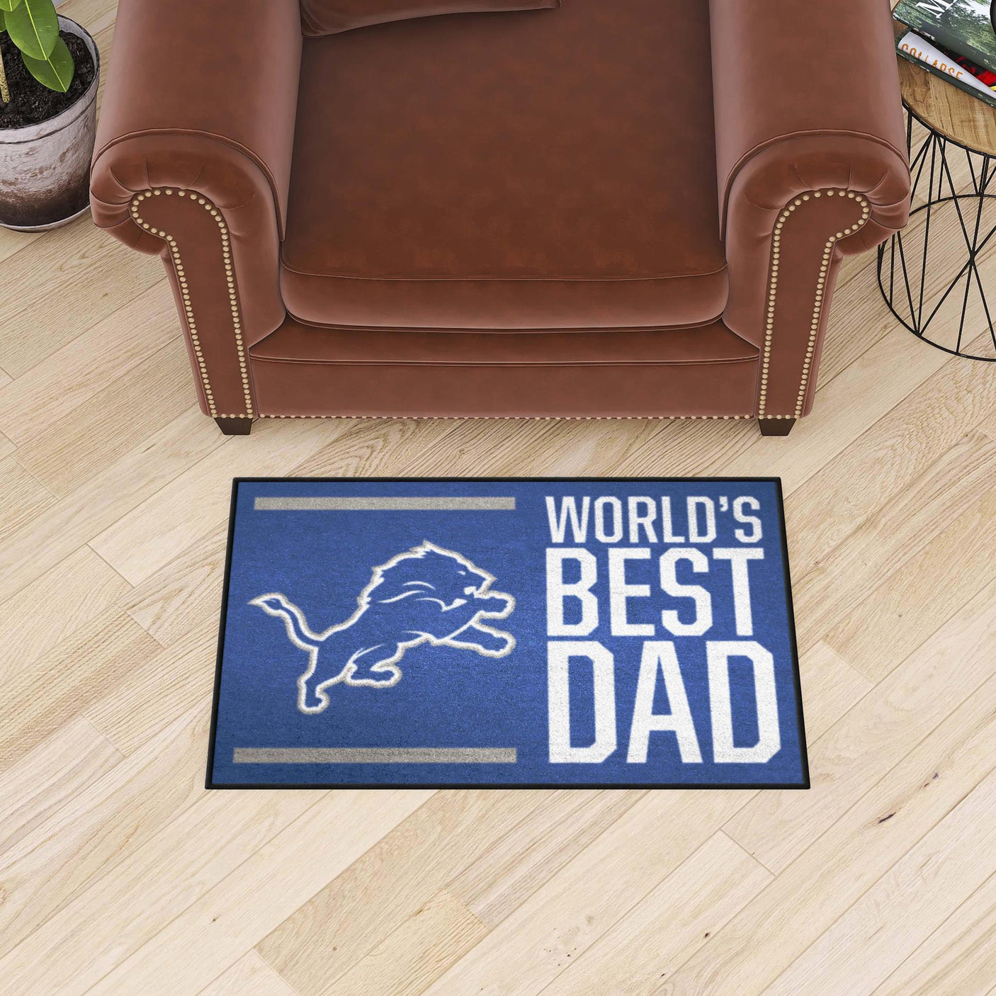 Lions World's Best Dad Starter Mat