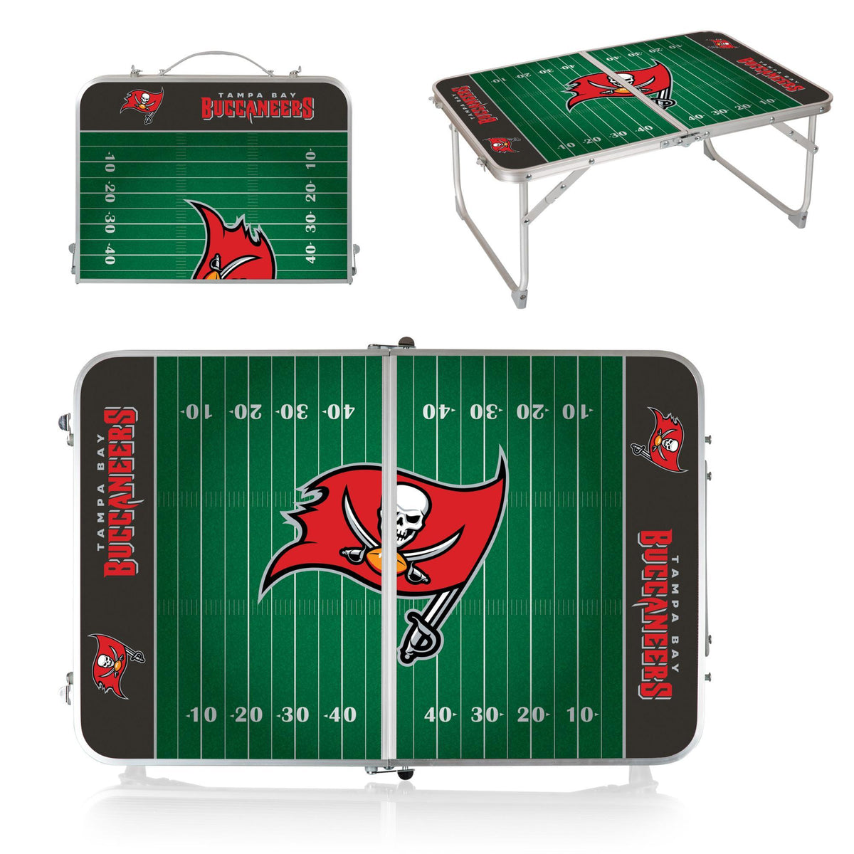 Buccaneers Concert Table Mini Portable Table Pro Football Hall of Fame