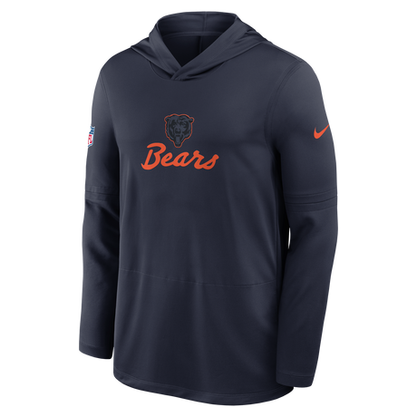 Bears 2026 Nike Men's Rivalries Collection Sideline Dri-FIT Long-Sleeve Hooded Top