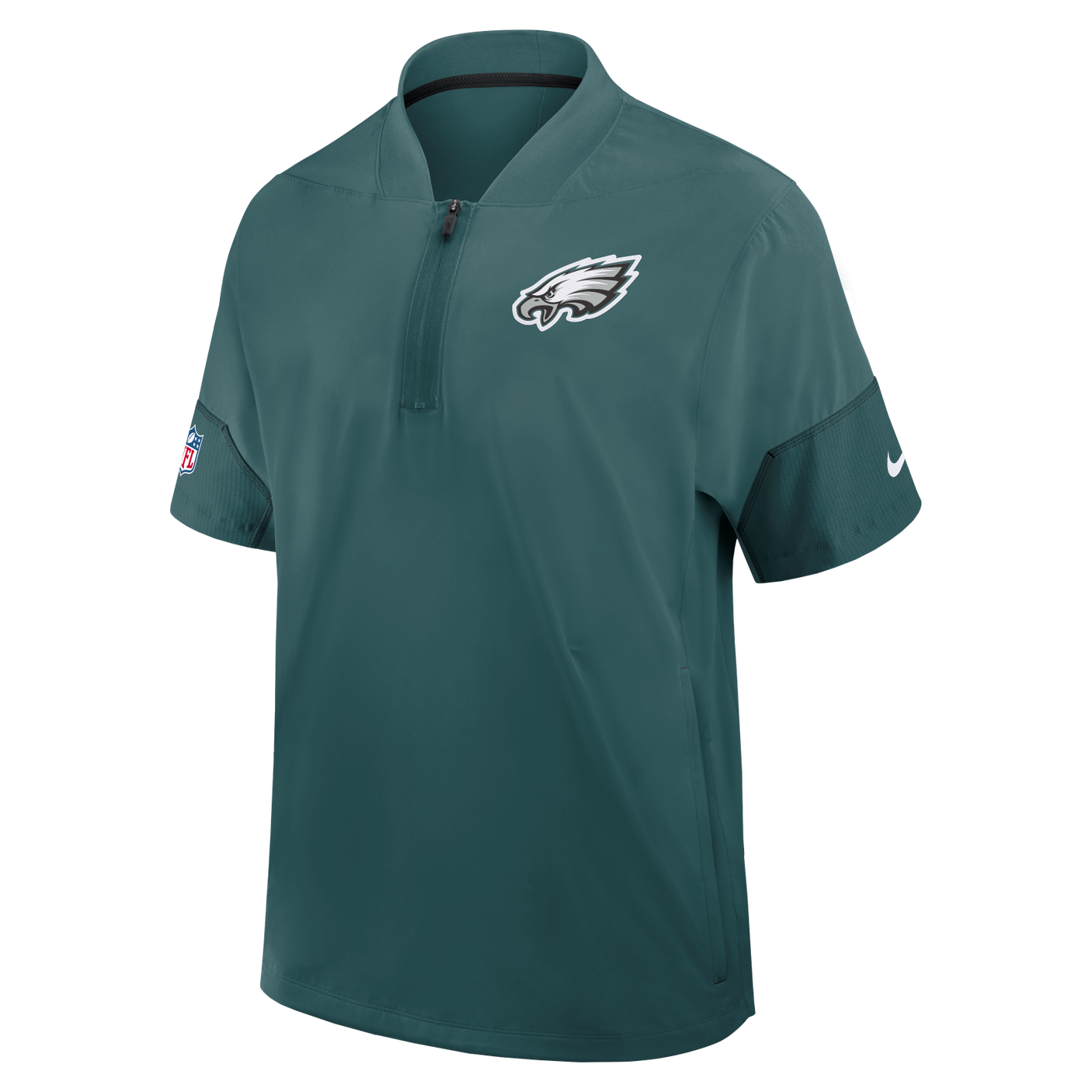 Eagles 2026 Nike Men's Lightweight Coaches Short Sleeve Jacket