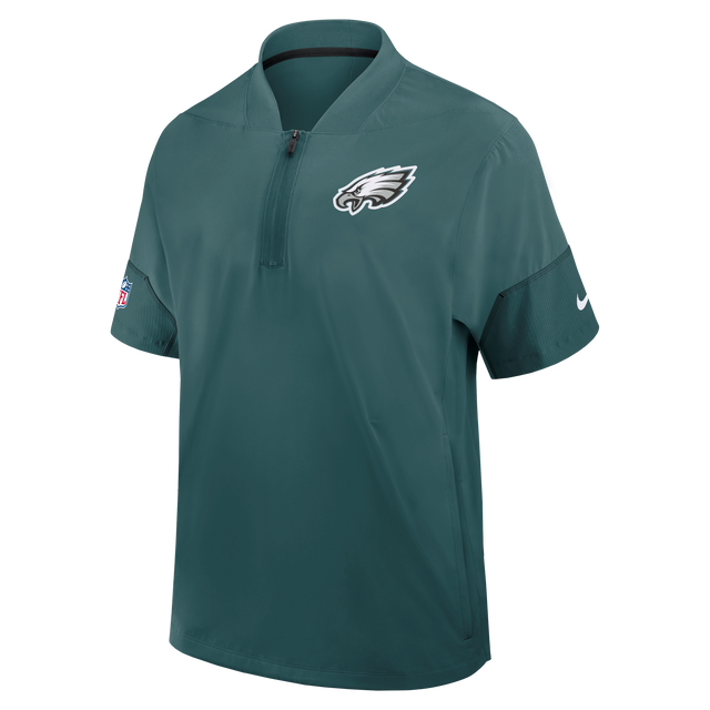 Eagles 2026 Nike Men's Lightweight Coaches Short Sleeve Jacket