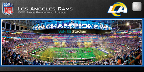 Rams 1000pc Panoramic Puzzle Pro Football Hall of Fame