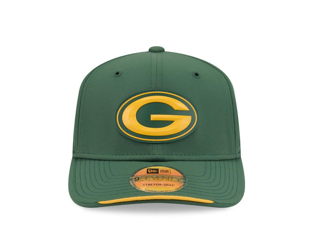 Packers 2026 New Era Men's 9SEVENTY Stretch Snap Sideline Hat