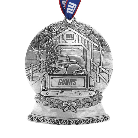 Giants Tailgate Truck Snow Globe Ornament Pro Football Hall of Fame