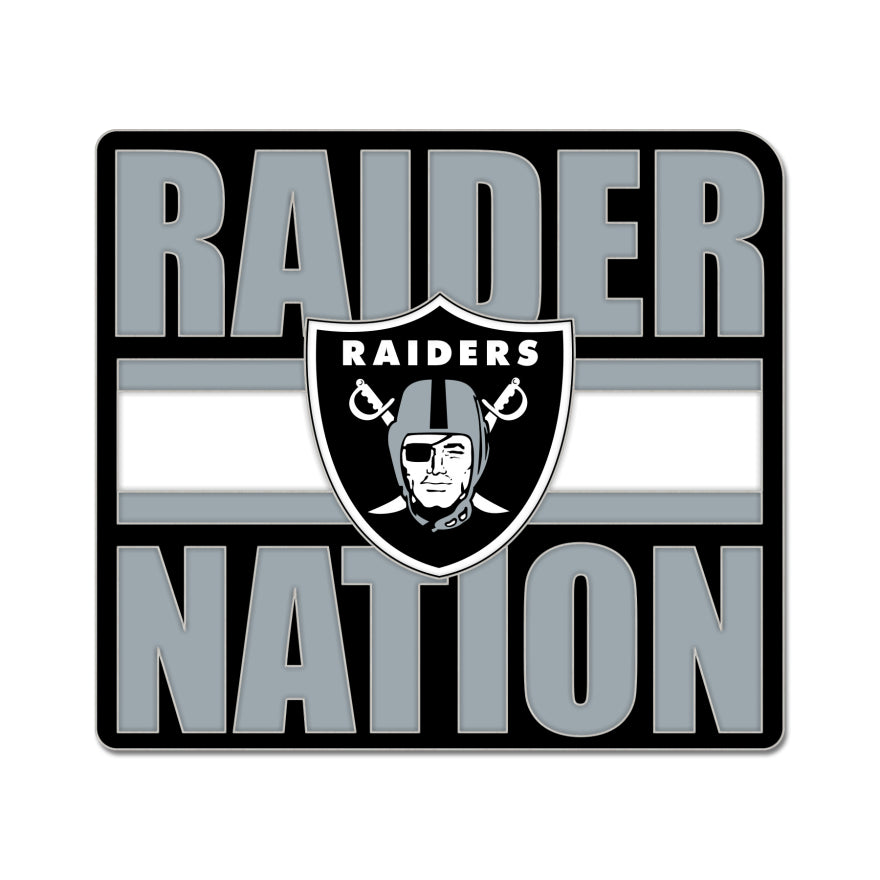 Raiders Slogan Pin – Pro Football Hall of Fame