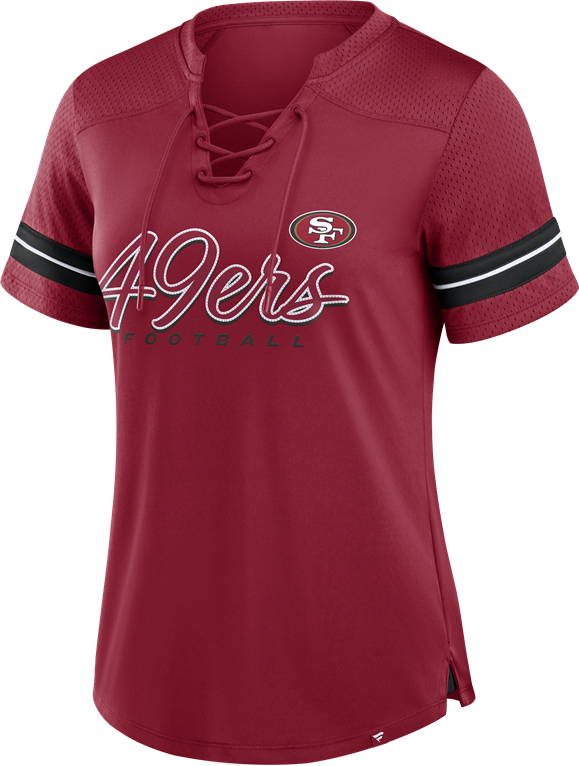 49ers Women's Play Script Fashion T-Shirt