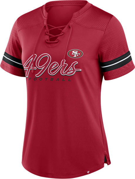 49ers Women's Play Script Fashion T-Shirt