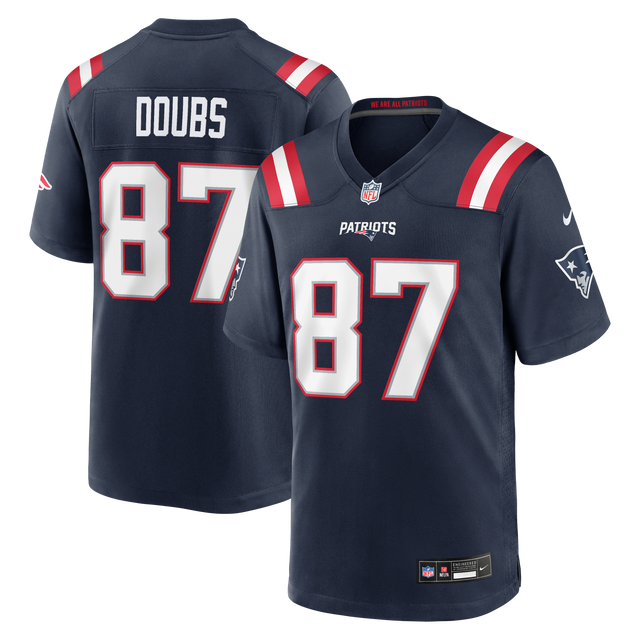 Patriots Romeo Doubs 2026 Nike Men's Home Game Jersey