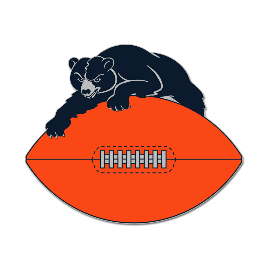Commanders Bears Pin Bears Retro Pin – Pro Football Hall of Fame