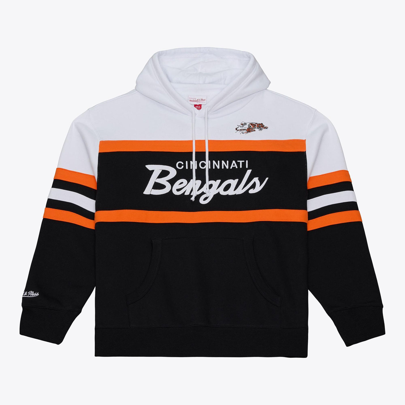 Bengals 2026 Mitchell & Ness Men's NFL Head Coach Hoodie (10301135651092)