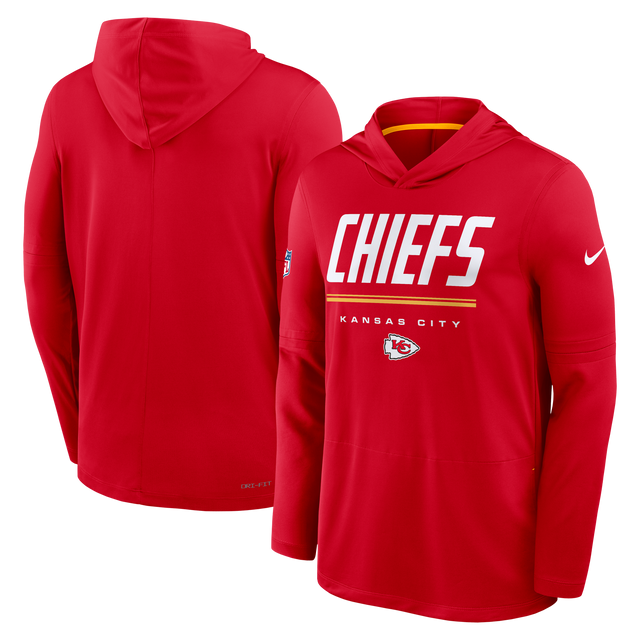 Chiefs 2026 Nike Men's Dri-Fit Lightweight Long Sleeve Hoodie Top