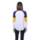 Vikings 2025 New Era Women's White Long Sleeve T-Shirt