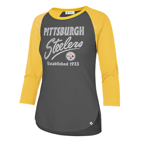 Steelers Women's '47 Brand High Rise Tee