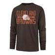 Browns '47 Brand Wide Out Long Sleeve Tee