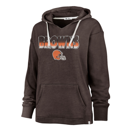 Browns '47 Brand Color Rise Hooded Sweatshirt