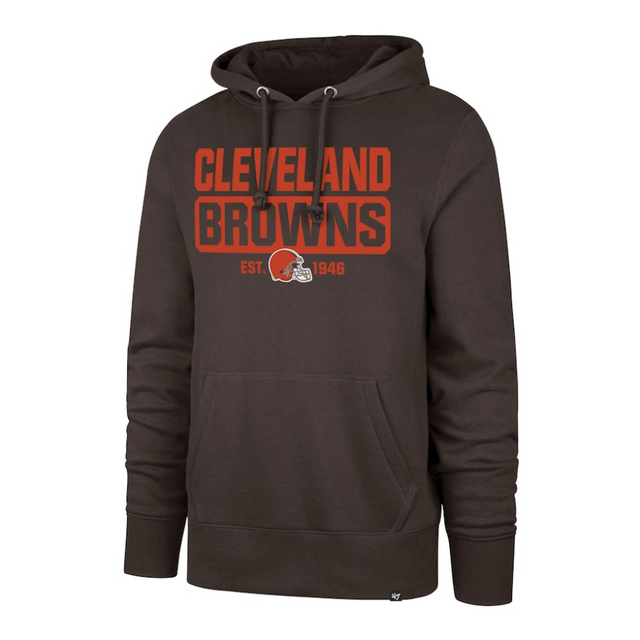 Browns '47 Brand 2022 Headline Hooded Sweatshirt