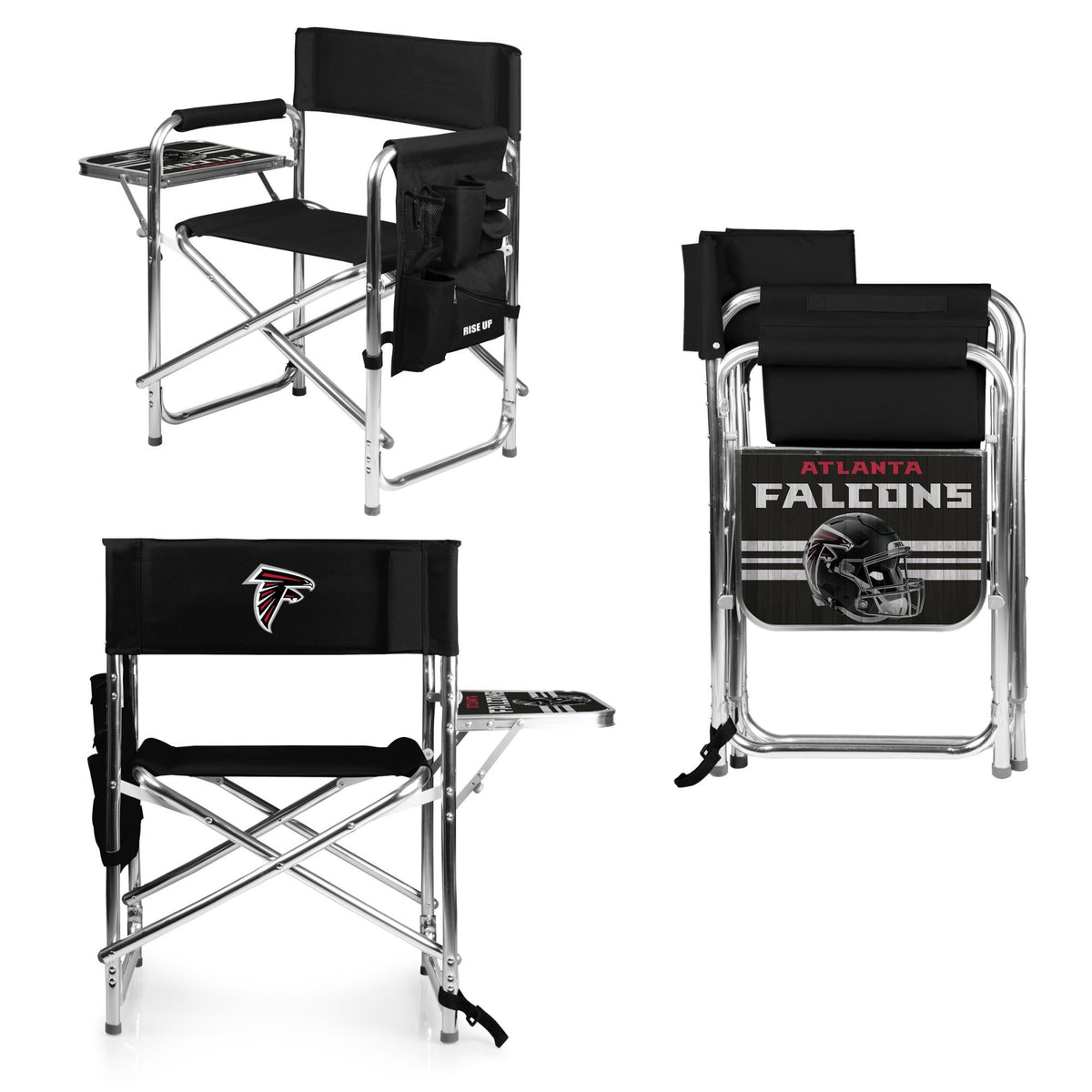 Falcons Black Sports Chair