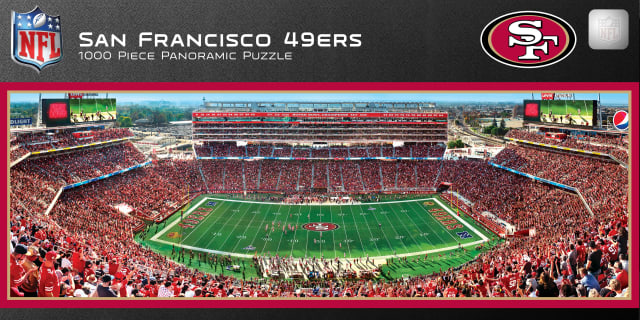 49ers 1000pc Panoramic Puzzle- DS