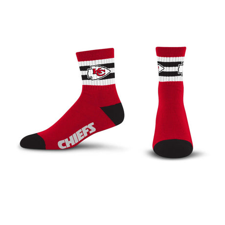 Chiefs 5 Stripe Logo Socks