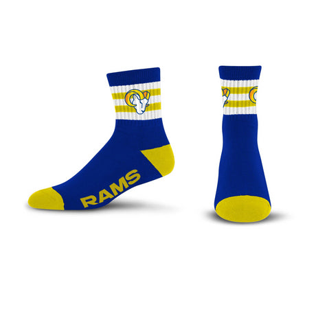 Rams 5 Stripe Logo Socks