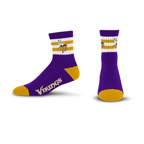 Vikings 5 Stripe Logo Socks