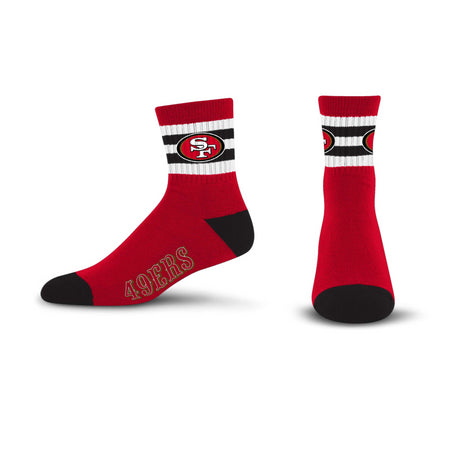 49ers 5 Stripe Logo Socks