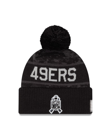 49ers 2026 New Era Men's Salute to Service Knit Pro Football Hall of Fame