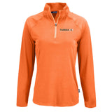 HBCU Team Cutter & Buck Women's Coastline Recycled Double Peached 1/4 Zip Pullover