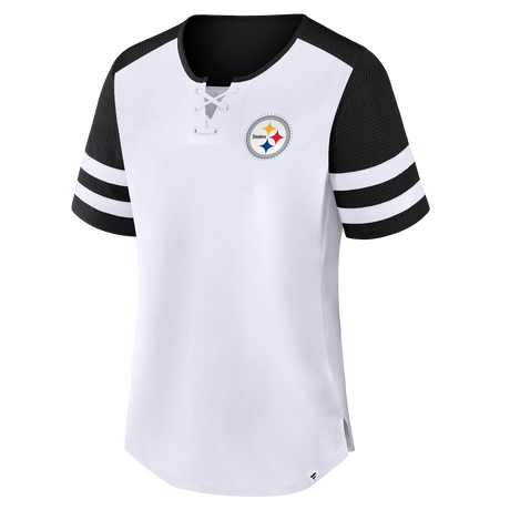 Steelers 2026 Fanatics Women's Low Hip Athena T-Shirt